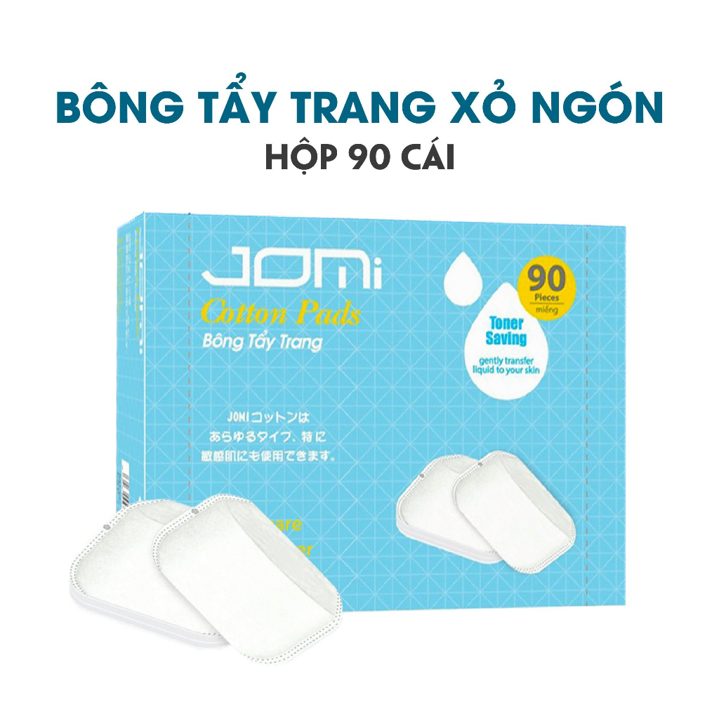 Bông tẩy trang cao cấp Jomi xỏ ngón  NPP_Jomi
