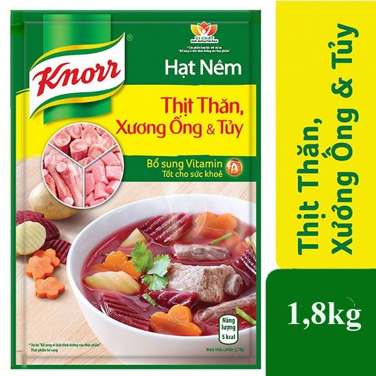 Hạt nêm Knorr thịt thăn xương ống và tuỷ 170Gr/400Gr/900Gr/1.8Kg