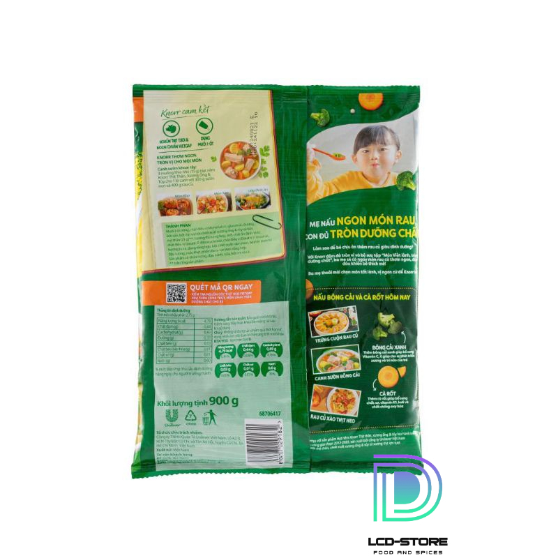 Hạt nêm Knorr thịt thăn xương ống và tuỷ 170Gr/400Gr/900Gr/1.8Kg