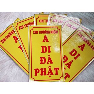 COMBO 5 TẤM DECAL A DI ĐÀ PHẬT ( Đứng )