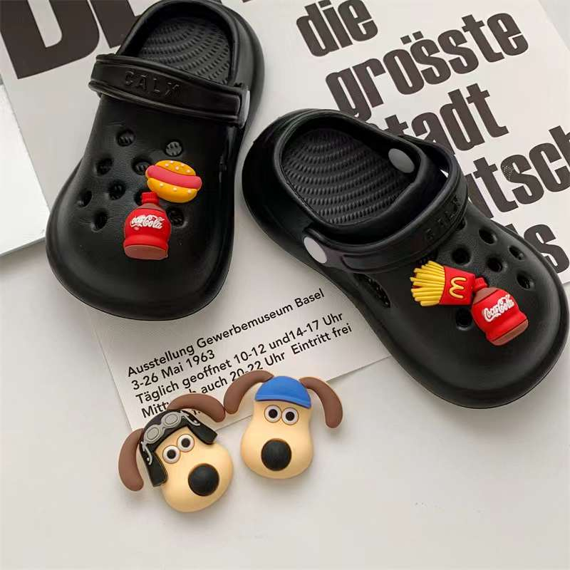 Dép Sục Cho Bé Hoạt Hình Cún Cute, Gấu Dâu 3D sticker Chất nhựa EVA Cao Cấp Siêu Nhẹ Chống Trơn Trượt Mã EC2310