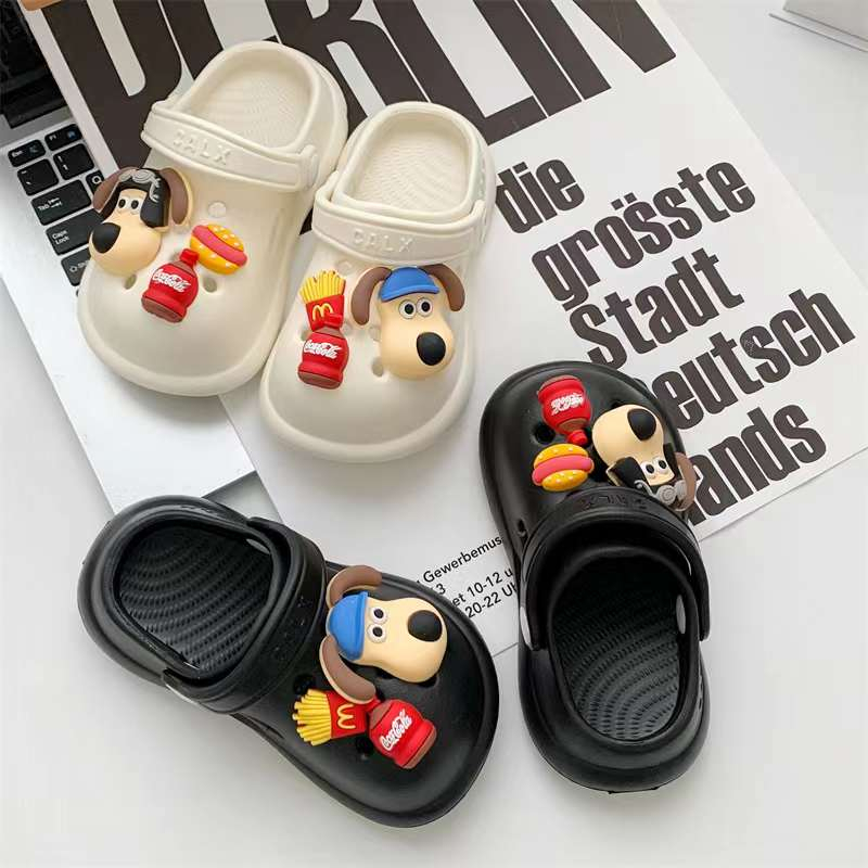Dép Sục Cho Bé Hoạt Hình Cún Cute, Gấu Dâu 3D sticker Chất nhựa EVA Cao Cấp Siêu Nhẹ Chống Trơn Trượt Mã EC2310
