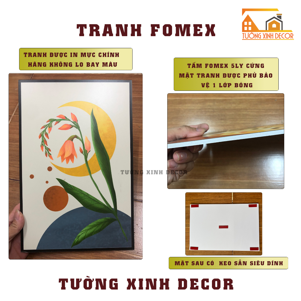 BỘ 6 TRANH NAIL MAKEUP - Trang trí SPA -Nail