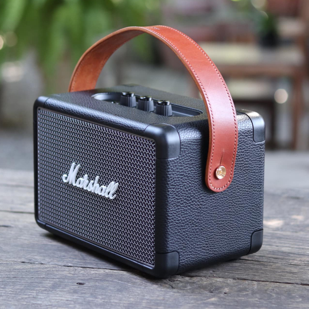 Dây Da Quai Xách Thay Thế Loa M Swell 2 hoặc Kburn 2, Mẫu Không Độn Form, Da thật Handmade