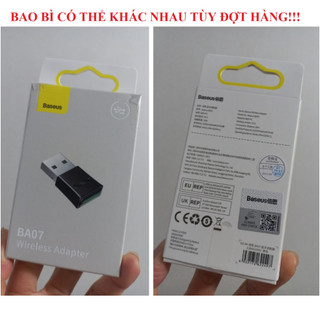 Adapter tạo Bluetooth cho máy tính / usb bluetooth V5.3 Baseus BA07