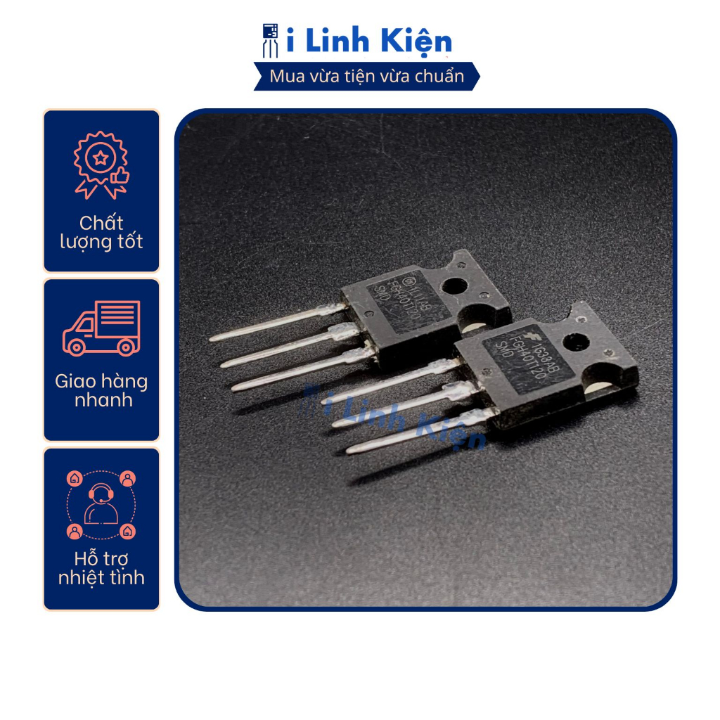 FGH40T120 IGBT 40T120 40A 1200V tháo máy chất lượng tốt.