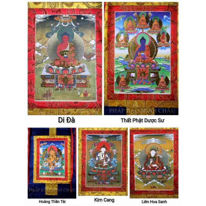 Tranh Thangka Đài Loan 35cm x 22cm