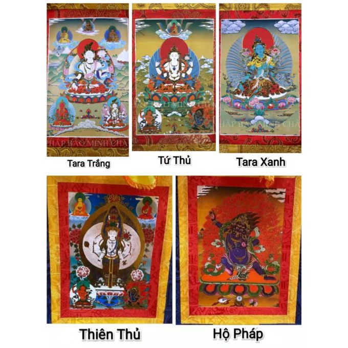 Tranh Thangka Đài Loan 35cm x 22cm