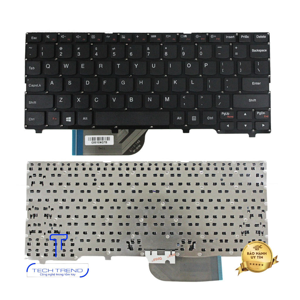 Bàn phím laptop Lenovo Ideapad 100S-11IBY( màu đen,trắng random)