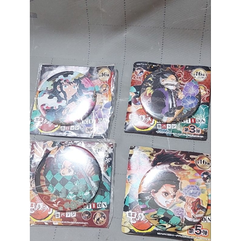 Huy hiệu 7cm Jump các nhân vật Kimetsu no Yaiba