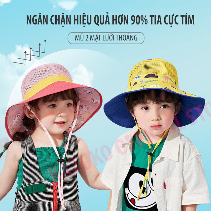 Mũ cho bé, mũ cho bé gái, mũ cho bé trai, mũ che nắng cho bé KOKOTREE - MU13