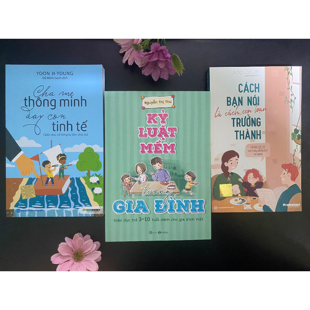 Sách-Combo 3 cuốn:Kỷ Luật Mềm Trong Gia Đình+Cha Mẹ Thông Minh Dạy Con Tinh Tế+Cách Bạn Nói Là Cách Con Bạn Trưởng Thành