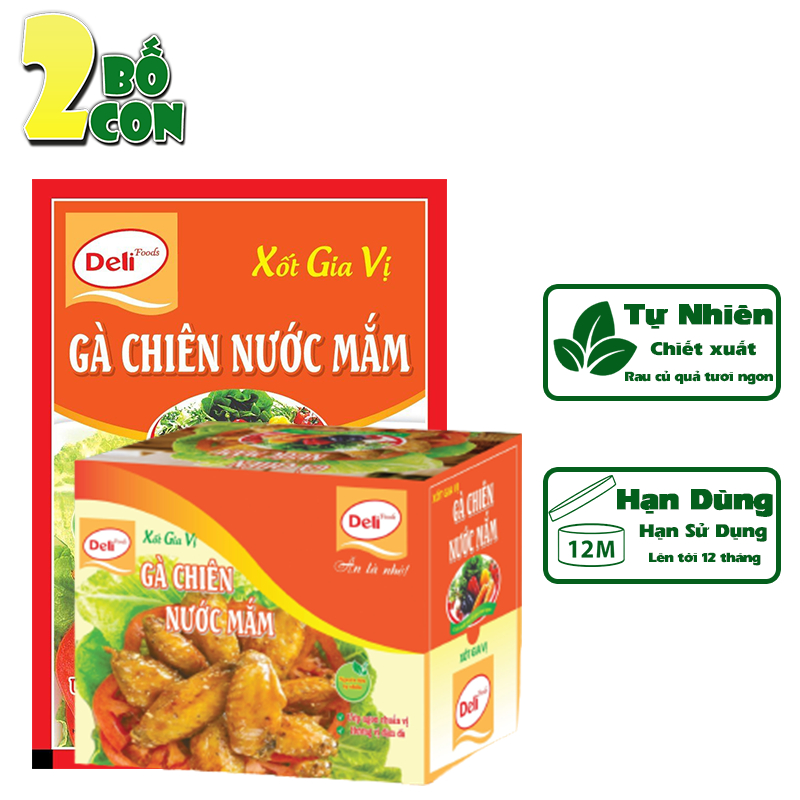 Xốt Gia Vị Gà Chiên Nước Mắm DELI 80g Gia Vị Hoàn Chỉnh