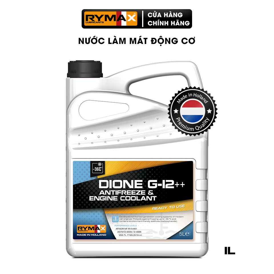 Nước làm mát Rymax Dione G-12++ Ready to use  - pha sẵn màu hồng