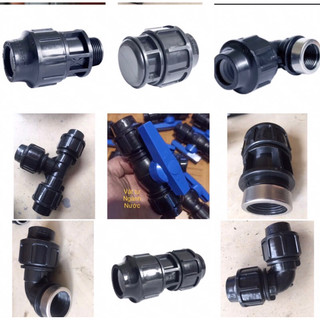 Phụ kiện : 20 hdpe van khoá 20 góc tê nối ống 20