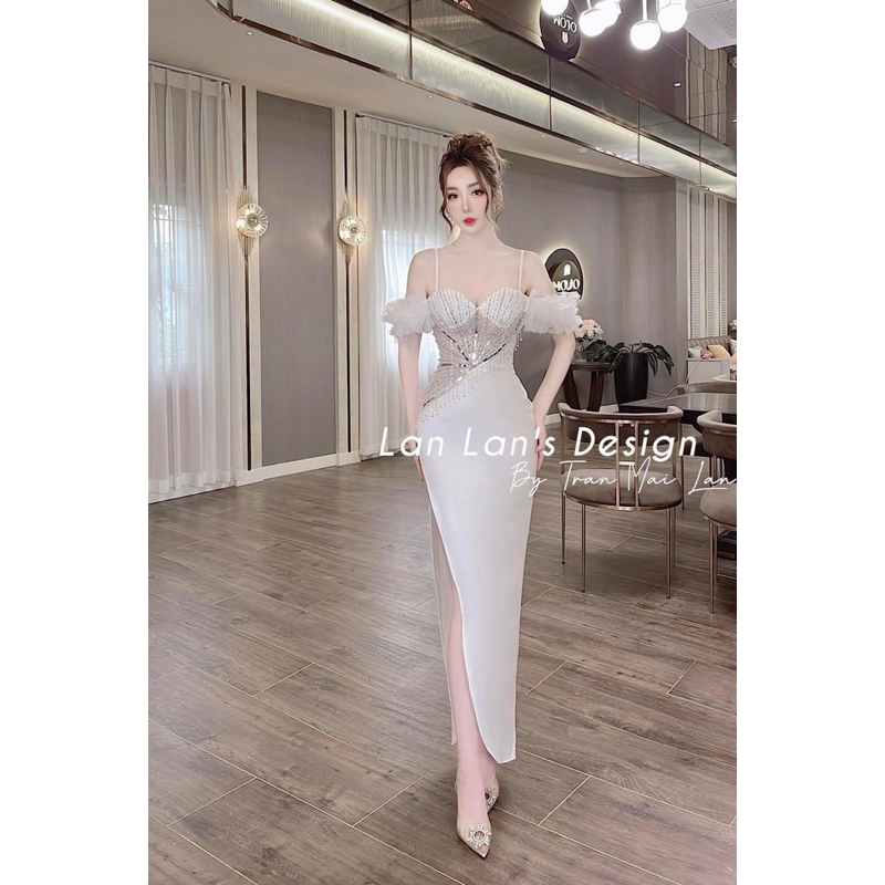 ĐẦM BODY CUP DÚN TAY KẾT ĐÁ