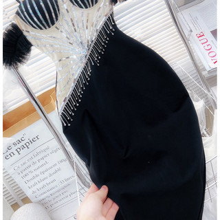 ĐẦM BODY CUP DÚN TAY KẾT ĐÁ