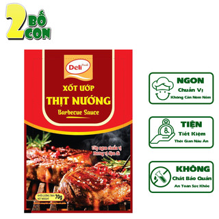 Xốt ướp thịt nướng deli 70g gia vị hoàn chỉnh