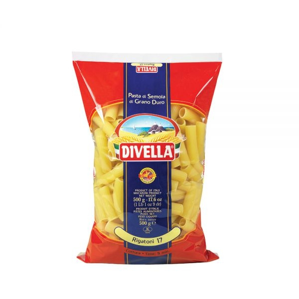 Nui Ống to Rigatoni17 Divella 500Gr Nhập Khẩu Ý