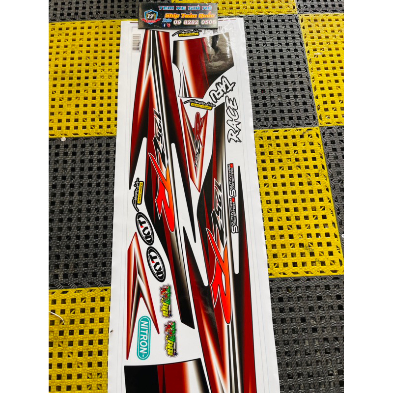 TEM ZIN YAZ 125R XE ĐỎ ĐEN