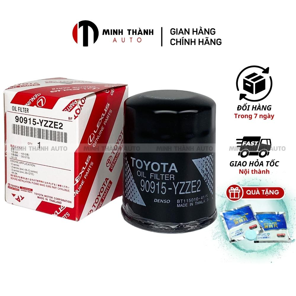 Lọc nhớt động cơ, lọc dầu xe ô tô Camry, Zace, Rav4, Altis mã 90915YZZE2 lắp chung 9091510002/909151