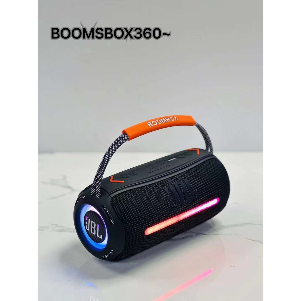 Loa Bluetooth Bombox 3 Pro 360 độ đèn leb Bass mạnh Công suất 20W Pin tới 6h - Kết nối nhiều loa cùng lúc BH 12 tháng