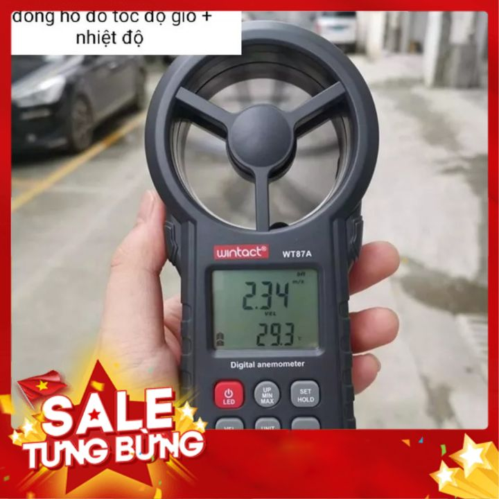 ĐỒNG HỒ ĐO TỐC ĐỘ GIÓ CẦM TAY WT47A MÀN HÌNH LCD HIỂN THỊ TỐC ĐỘ