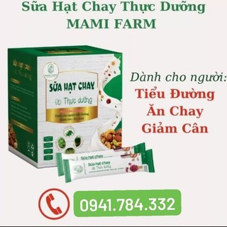 Sữa hạt chay giảm cân - mami farm