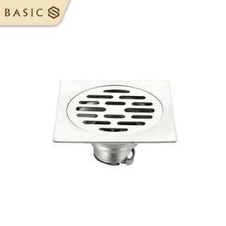 Thoát sàn ngăn mùi inox 304 basic bp-91012 dành cho phòng tắm