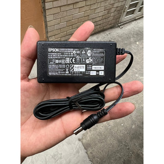 Dây nguồn máy Scan Epson 24V chân tròn to có kim bản gốc