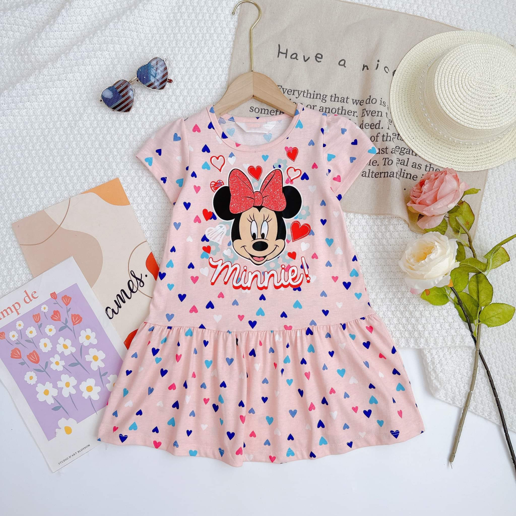 Đầm Thun Tay Ngắn Form Đuôi Cá Size Từ 13-40kg VNXK