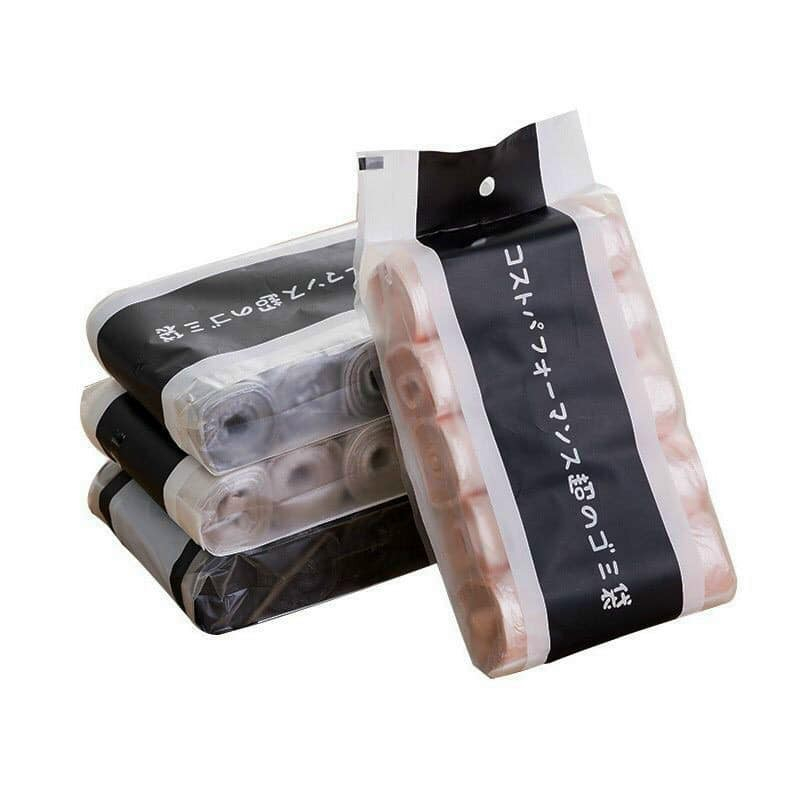 Combo 5 Cuộn 100 Túi Đựng Rác Sinh Học Nhiều Màu Tự Phân Hủy Thân Thiện Môi Trường Công Nghệ Nhật Bản