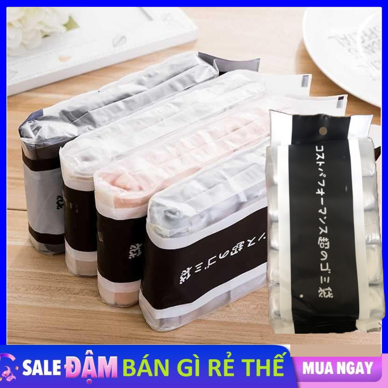 Combo 5 Cuộn 100 Túi Đựng Rác Sinh Học Nhiều Màu Tự Phân Hủy Thân Thiện Môi Trường Công Nghệ Nhật Bản