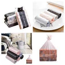 Combo 5 Cuộn 100 Túi Đựng Rác Sinh Học Nhiều Màu Tự Phân Hủy Thân Thiện Môi Trường Công Nghệ Nhật Bản