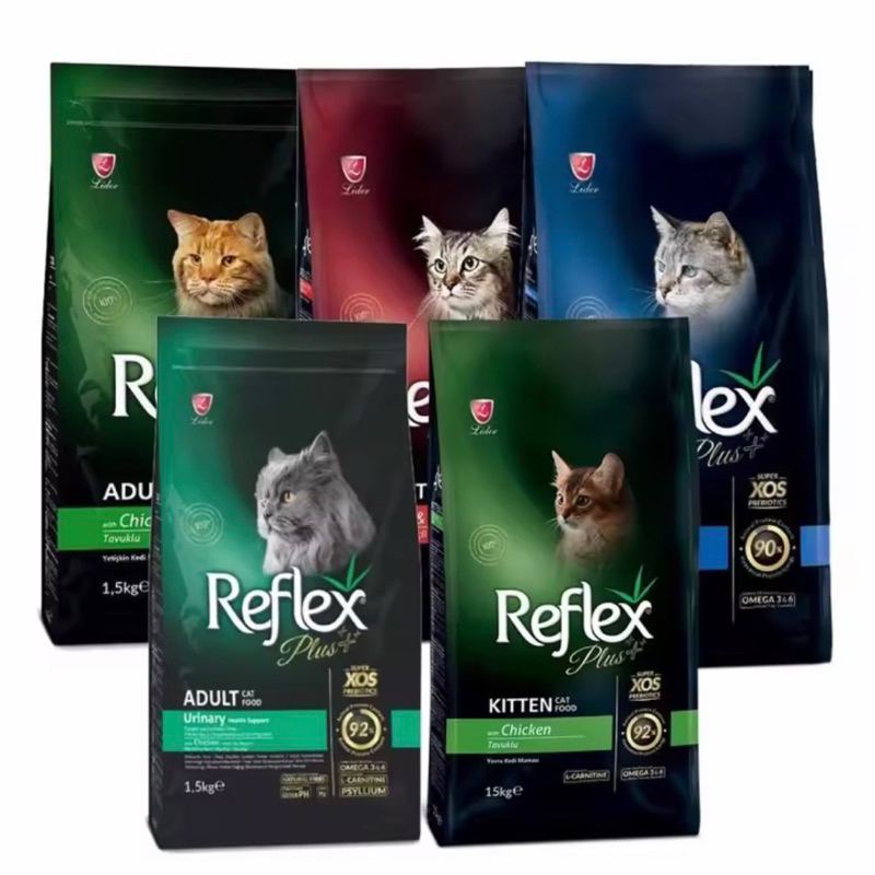Hạt Reflex Plus cho mèo, Hạt cho mèo Reflex Plus xuất xứ Thổ Nhĩ Kỳ - Túi 1.5kg