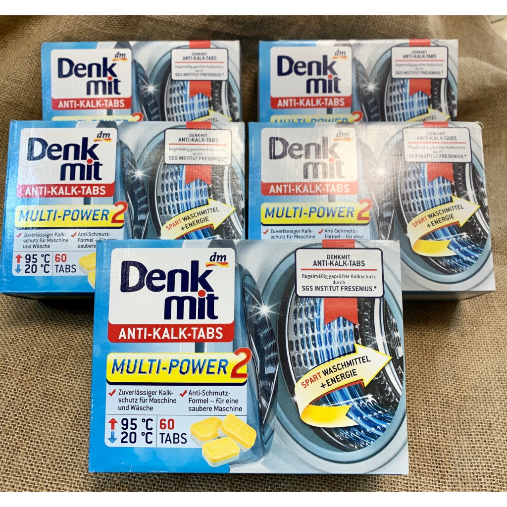 Viên tẩy lồng giặt Denkmit, Hộp 60 viên