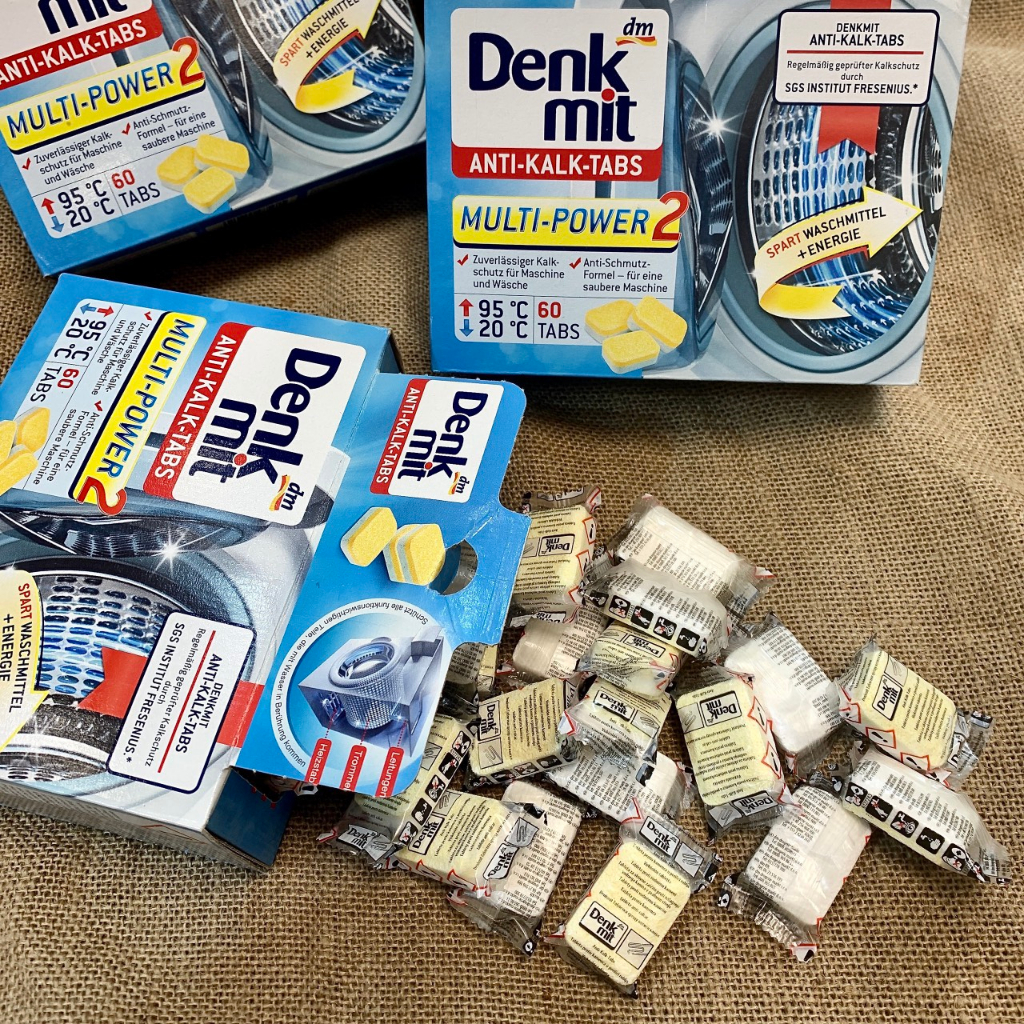 Viên tẩy lồng giặt Denkmit, Hộp 60 viên