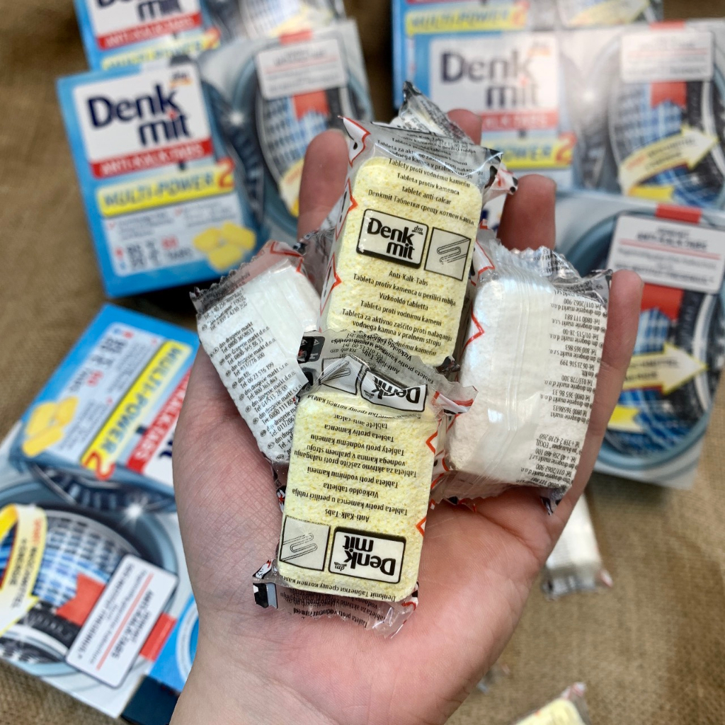 Viên tẩy lồng giặt Denkmit, Hộp 60 viên