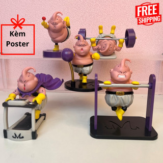   Hàng Hot  Set 5 mô hình Majin Buu cực cute  - mô hình dragon ball - gaga mô hình  Kèm Poster  