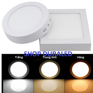 Đèn led ốp trần nổi 12w-18w-24w. sáng 3 chế độ