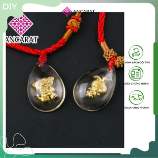 ANCARAT - Mặt dây chuyền 3D 12 Con giáp - Dần (Hổ)