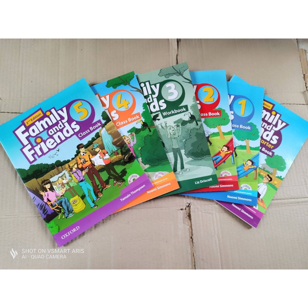 Family and Friends 2nd - level starter đến 5 , tặng file mp3