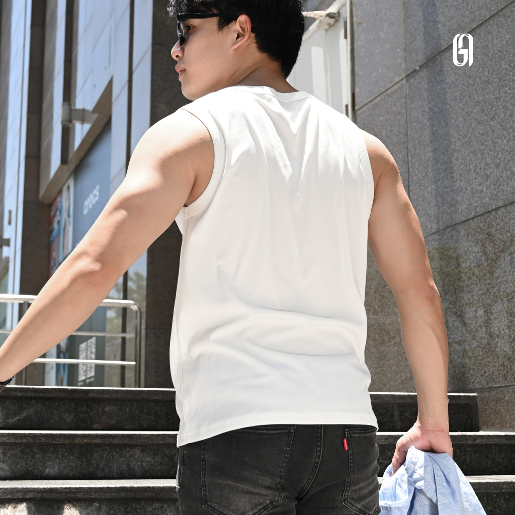 Áo thun gân TANK TOP form Smart - THE GMEN ELEGANT EST 2017