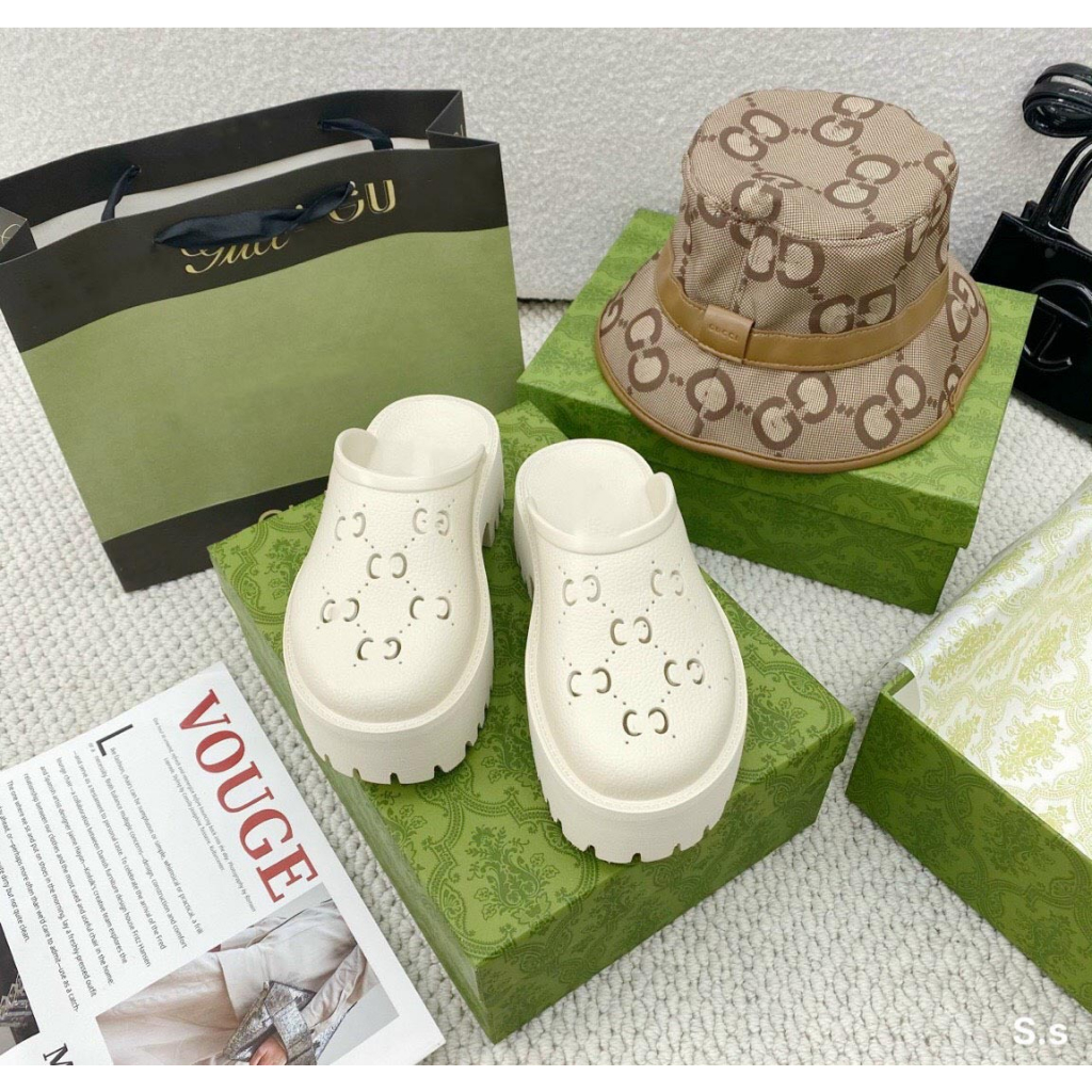 Dép sục cross GG độn đế 7cm hàng super full box