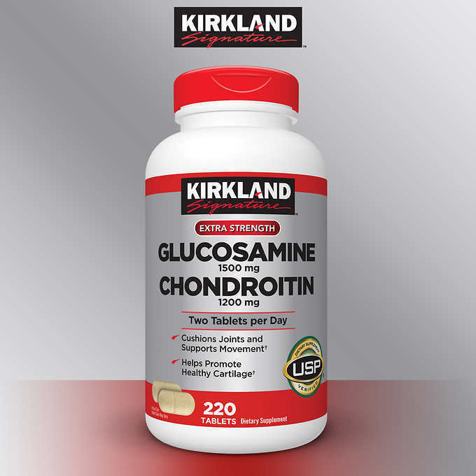 Viên uống xương khớp Glucosamine 1500mg Chondroitin 1200mg Kirkland Signature 280 viên Chợ Việt Úc