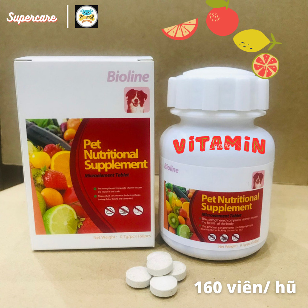 Lẻ 10 Viên Uống Bổ Sung Khoáng Vitamin cho Chó Bioline
