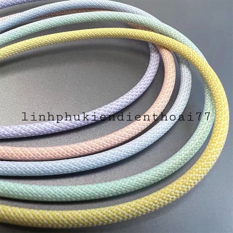 Cáp Sạc Nhanh PD C to cáp sạc18W,20W Dây Dù 1m Cho Xs Max 11 11Pro Max 12 12 Pro Max 13 Pro Promax