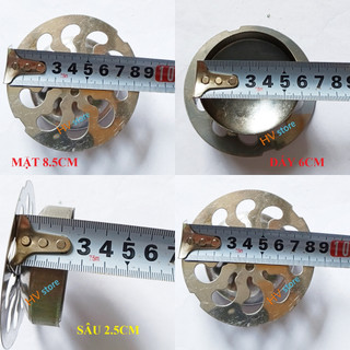 Nắp ga thoát sàn hình tròn (tự chọn kích cỡ)