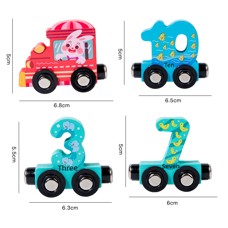 Đoàn Tàu Số Đếm Nam Châm Từ Tính Cho Bé ĐỒ CHƠI GIÁO DỤC