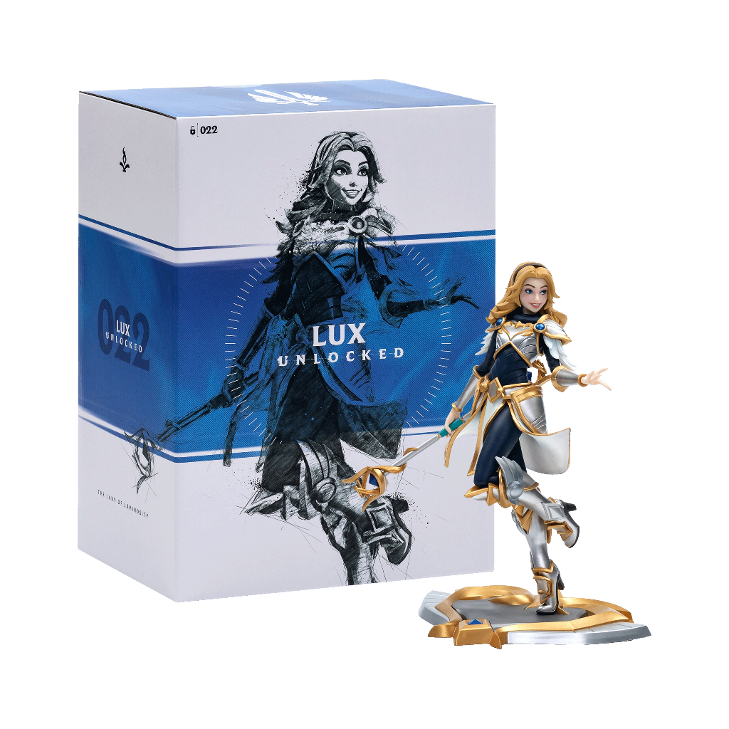 Mô hình nhân vật Lux game Liên minh huyền thoại dòng Unlocked của Riot Game